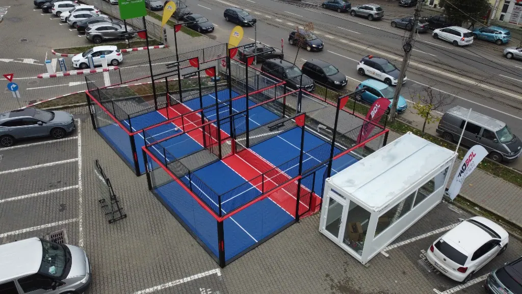 Instalación urbana de Padbol