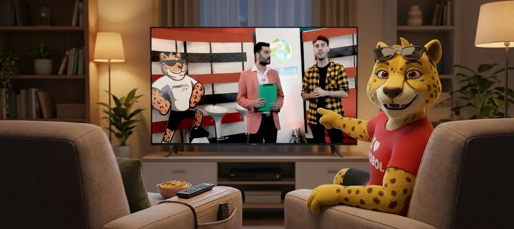 Chivi mirando Padbol TV