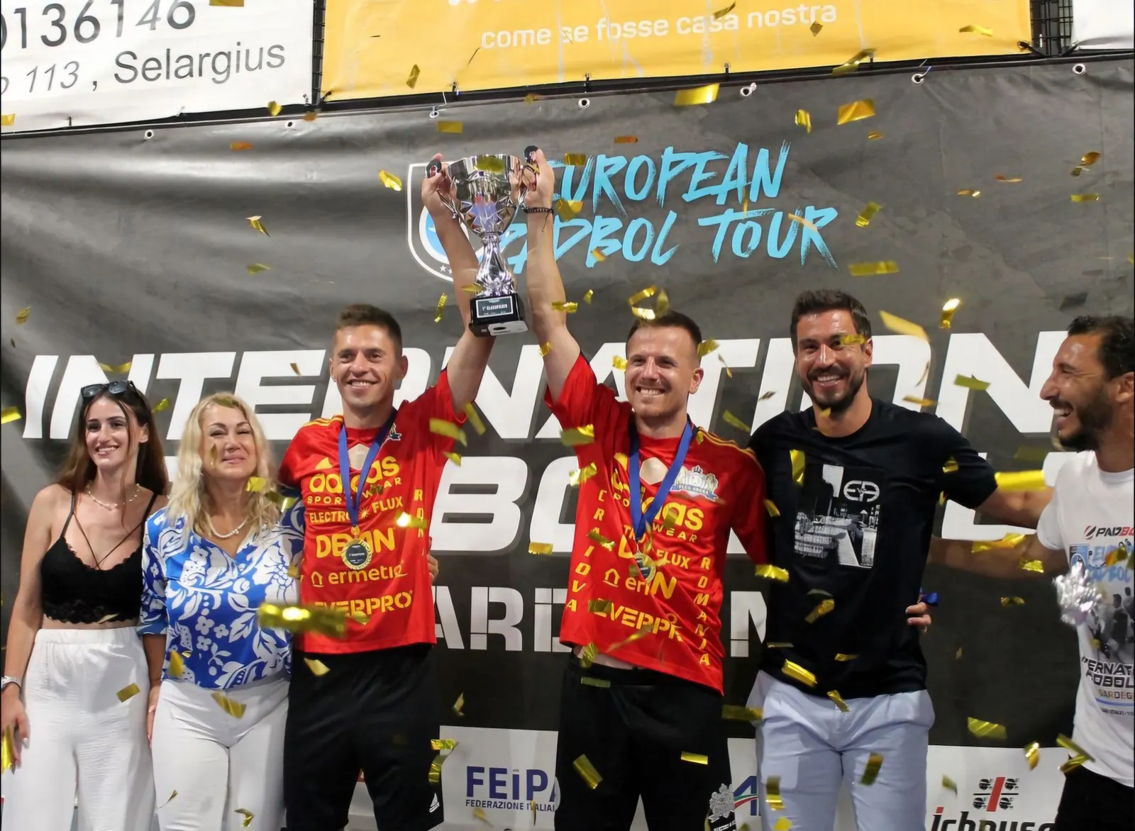 Cerdeña: campeones Surugiu y Popescu