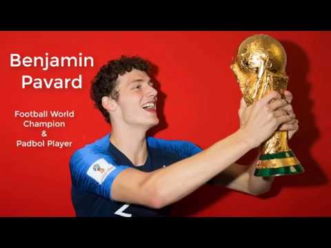 Benjamin Pavard - a FIFA World Champion 2018 - playing Padbol